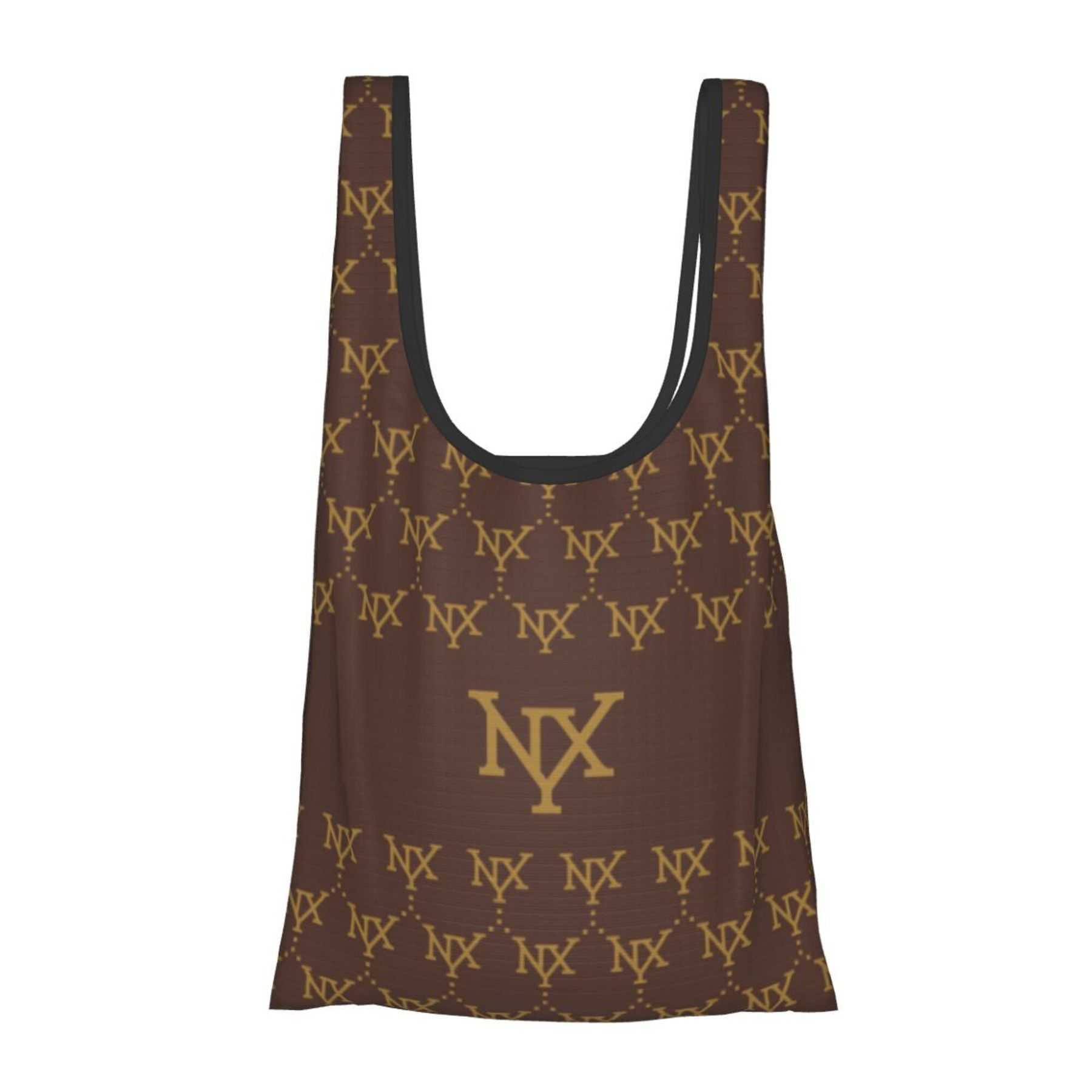 NXY Fold Large Capacity Shopping Bags Letter Canvas Tote Bag Casual Shoulder Handbag For Women Versatile Travel Clutch Bag Durable Hip