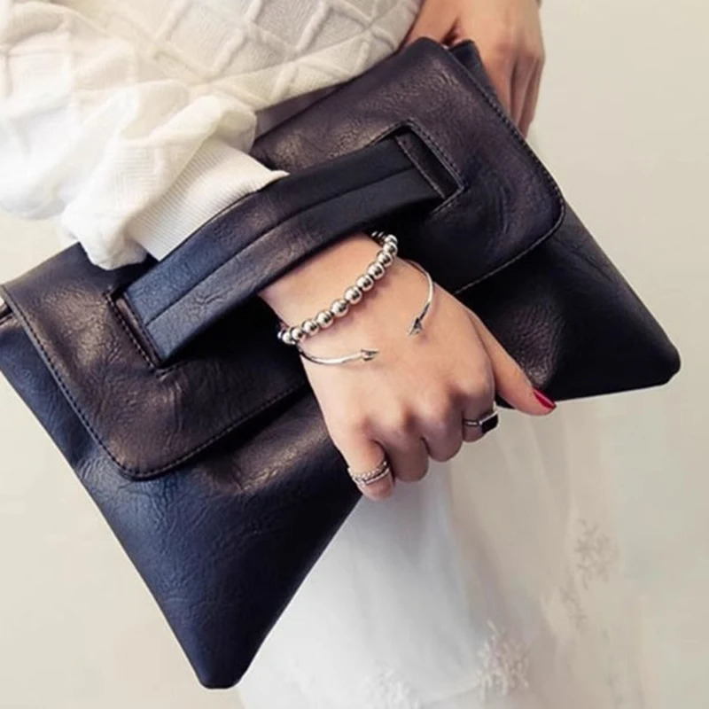 Women Clutch Bag Soft Pu Leather Lady Evening Bags Trend Party Envelope Bag Large Capacity Handbag Clutches 250225