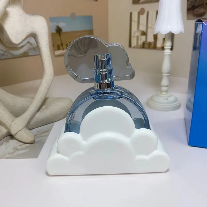 Stock perfume cloud pink ariana fragrance 100ml woman perfume Eau De Parfum Lasting Good Smell Lady Girl Perfume Intense Spray Cologne Good Quality white purple