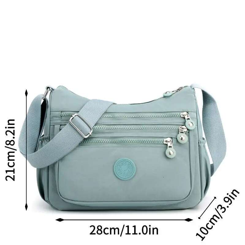 Shoulder Crossbody Bag For Women Messenger Bags Waterproof Nylon Ladies Handbag