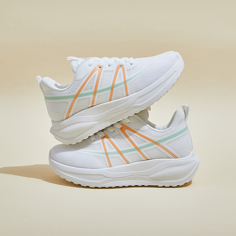 free shipping comfort running shoes women sports trainers white pink orange black elasticity outdoor sports runner sneakers fashion