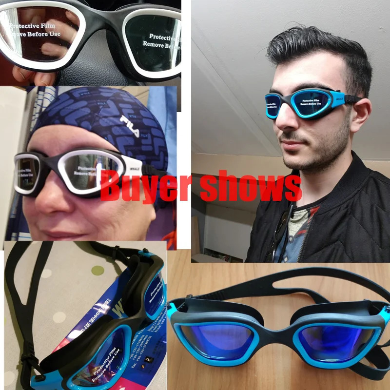 Professional Adult Anti-fog UV Protection Lens Men Women Swimming Goggles Waterproof Adjustable Silicone Swim Glasses in pool 250226
