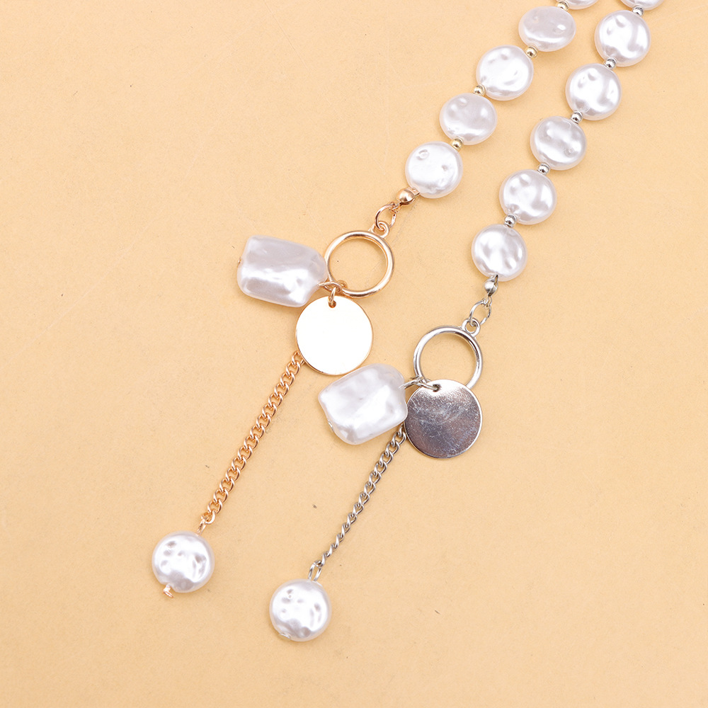 Baroque pearl necklaces in Europe and the United States pearl jewelry senior sense of gift necklace female