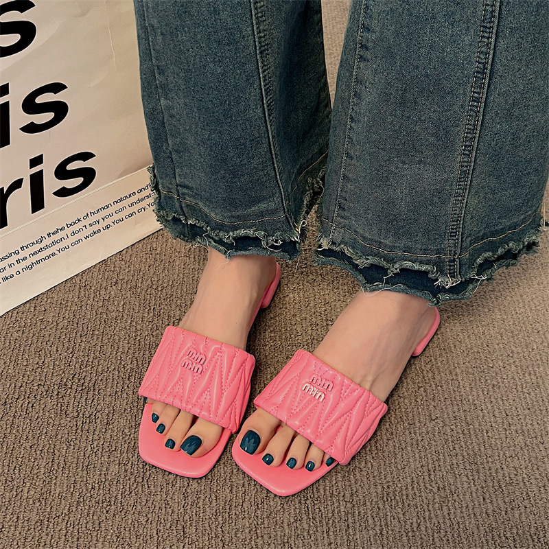 free shipping 2025 new Slippers designer sandals for womens flat ladies sliders shoes casual Slipper woman outdoor shoes