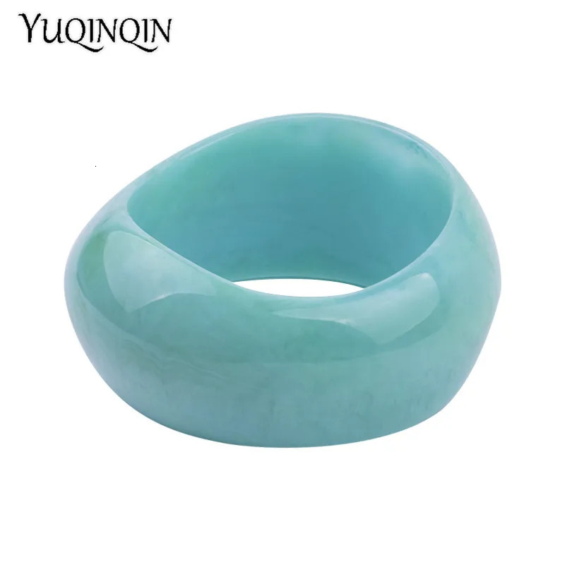 Classic Acrylic Cuff Fashion Bracelets Bangles for Women Wide Geometric Resin Bracelets Female Simple Charm Party Jewelry 250225