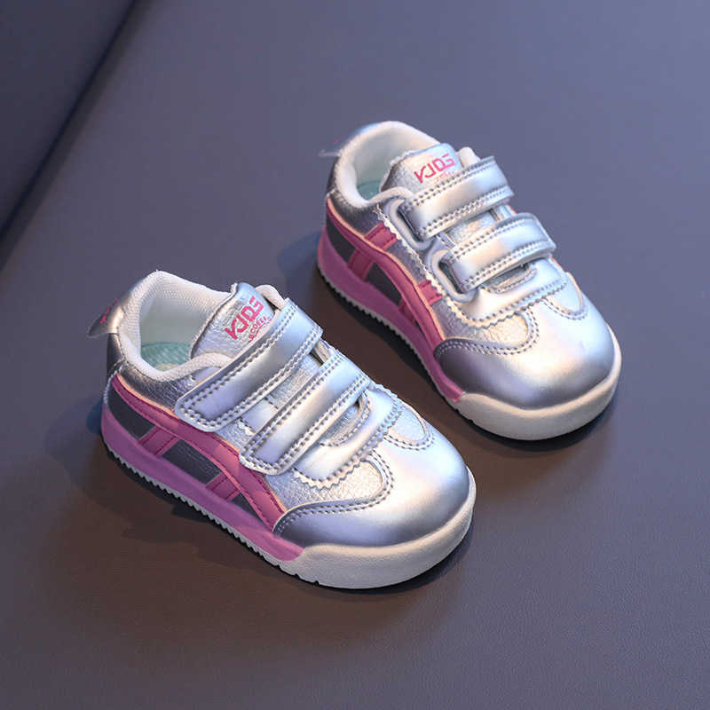 Athletic Outdoor Boys Girls Baskeall Shoes Leather Sports Shoes 2025 Spring And Summer New Boys Match Color Fashion Casual Shoes Girls Board Shoes Y25
