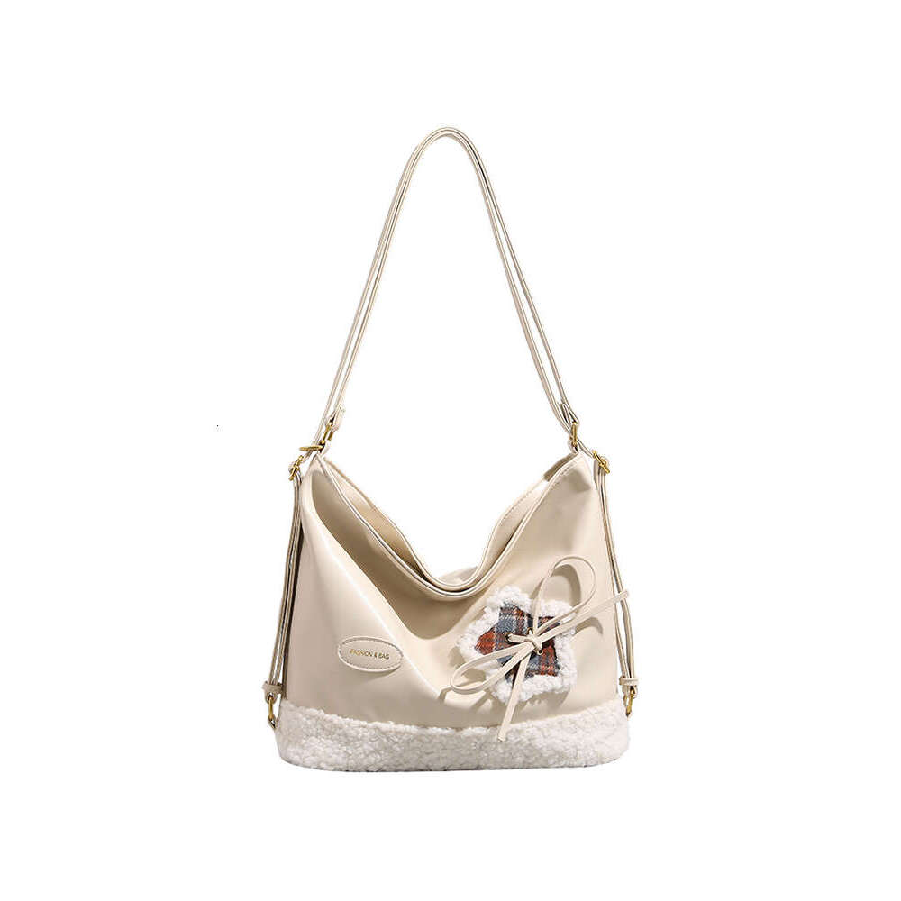 Women's Bags UR Soft Leather Tote Bag For Women Winter New Style Trendy Versatile Commuter Handbag Casual Underarm Backpack