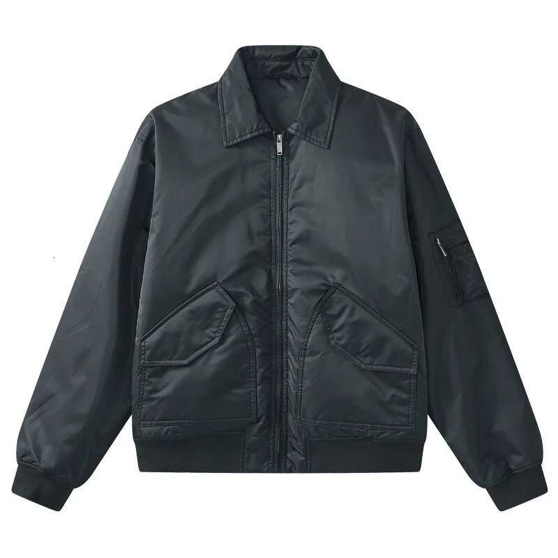 American Bomber Cotton-Padded Vintage Autumn And Winter Lapel Toog Thickened Thermal Cotton Jacket Men