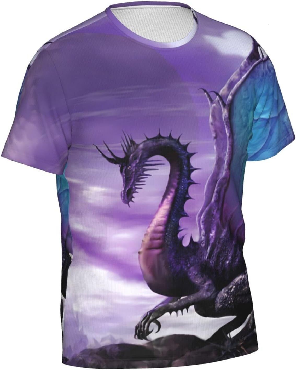 Mens T shirt Basketball T-Shirts for Men Women Boys 3D Printed Short Sleeve Graphic Tees Shirt tee Casual tops summer clothes Trendy Dragon
