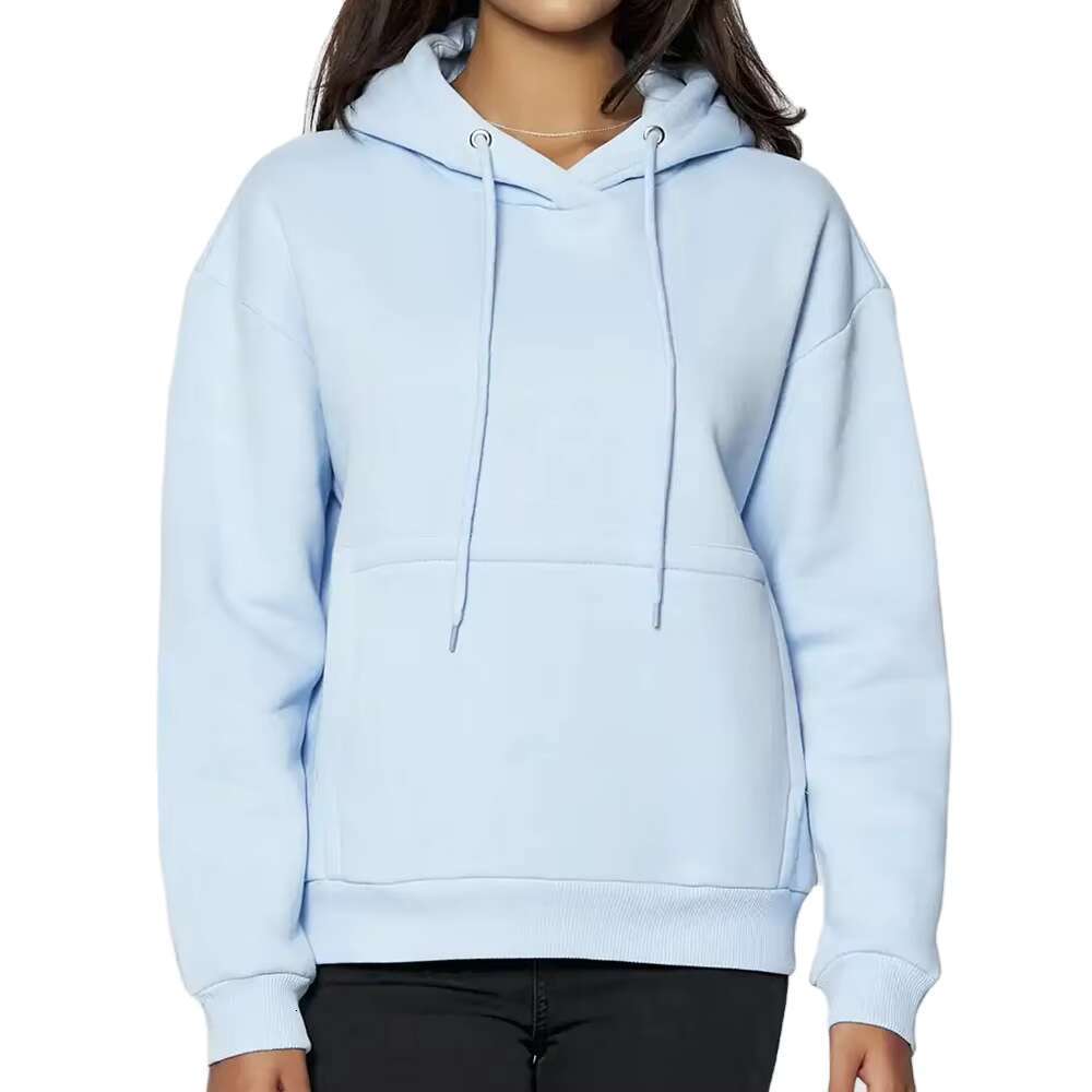 Custom Women Cotton Fleece Casual Solid Knitted Hoodies For Woman Pullover Breathable Printed Street Wear From Pakistan