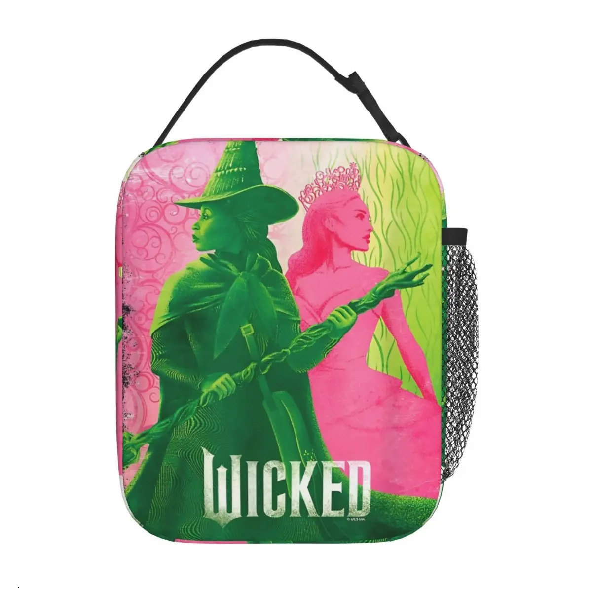 Wicked Elphaba Glinda Tonal Insulated Lunch Bag Office Musical Movie Food Box Portable Fashion Cooler Thermal Lunch Box 250225