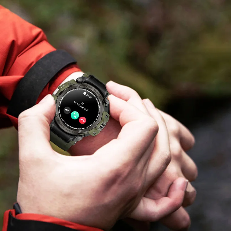 New Smart Watch Men's Bluetooth Call Information Push Health Monitoring Outdoor Three Defense Sports Smart Watch