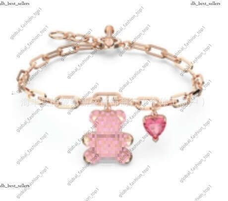 swarowski jewelry Fashion 14k Gold Swan Women's swavorski heart necklaceDiamond Pendant Designer bracelet Emotional Gift Jewelry for Women swavorski swan e8d