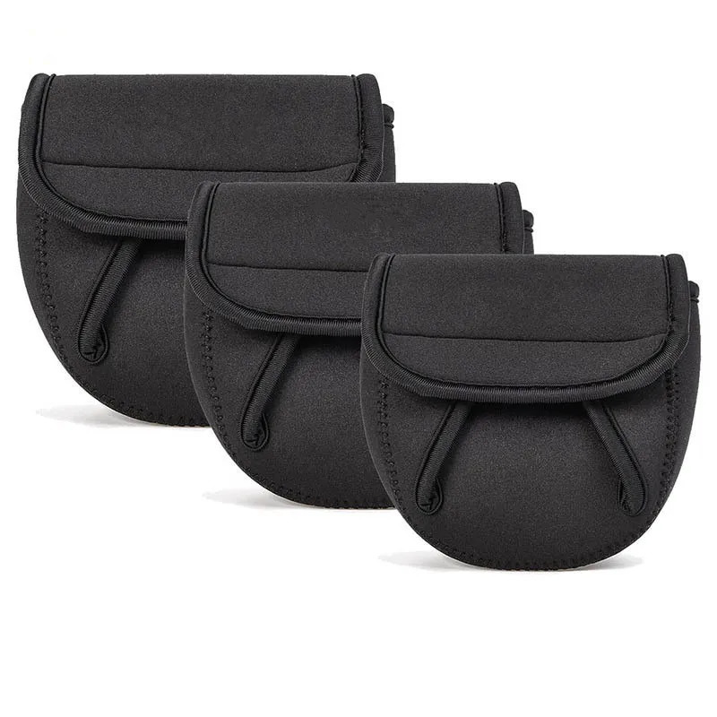 SML rotating fishing reel cover chloroprene rubber wheel protection box waterproof bag storage water packaging 250213