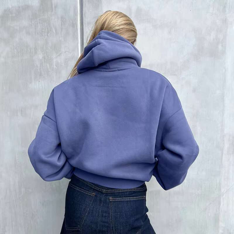 Women's Autumn Winter Hoodies & Sweatshirts New Digital Print Long Sleeve Hooded Loose Hoodie Trendy Girls Sweater