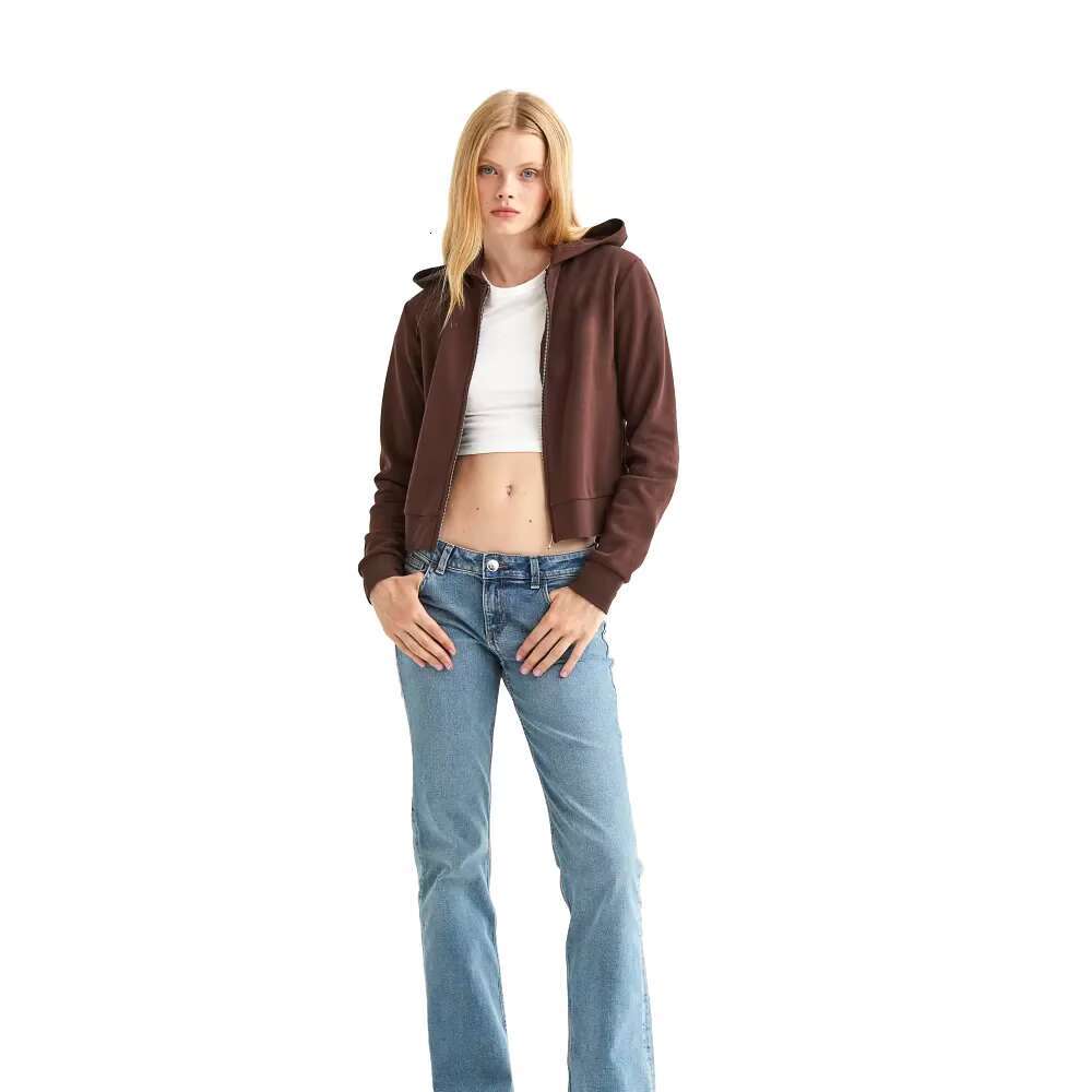 Anti-Wrinkle, Breathable, Hoodies For Woman Professional Outer Wear Customized Women's Classic Sports Cropped Hoodie