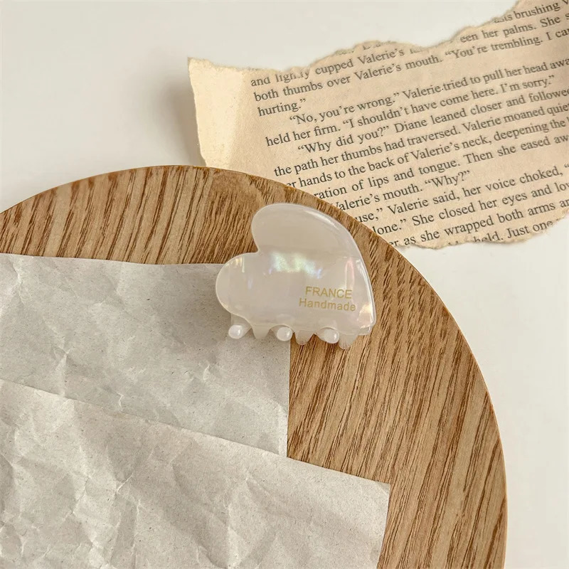 2023 Women Hair Claw Small 35cm Acetate Clips Elegant Colorful Hollow Out Clip Girls Accessories Hairclip 250218
