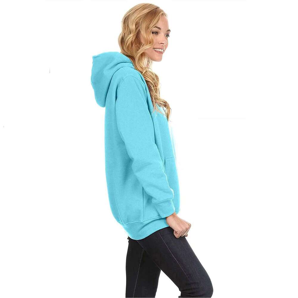 New Latest Design Women's Solid Color Pullover Good Quality Price Women Hoodies