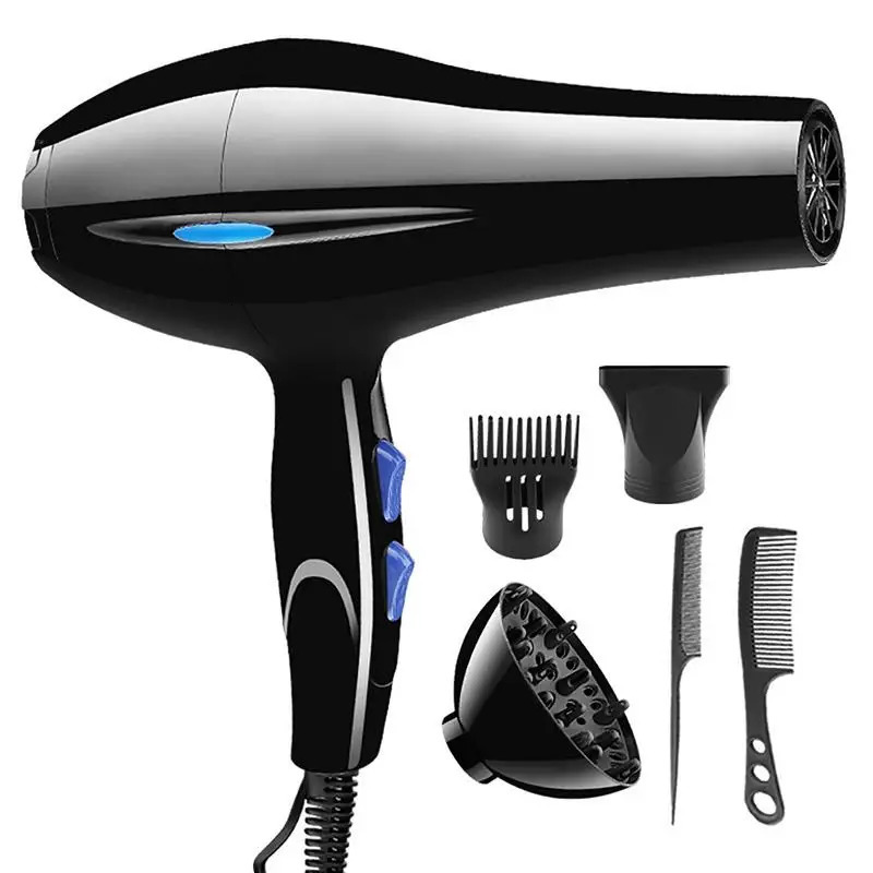 High-Power 2200W Ion Hair Dryer Cold Air Mode Cold Air Mode Powerful Hair Dryer With Diffuser For Women 250226