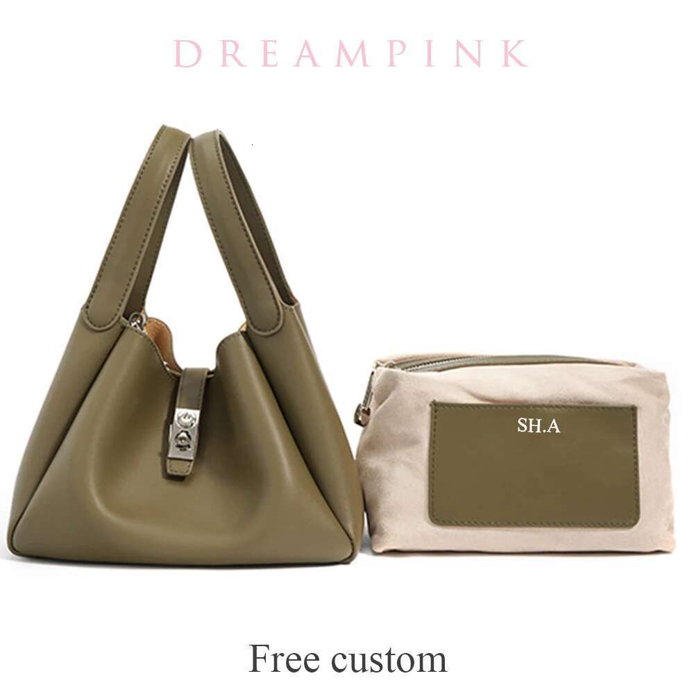 Fashion Women's Custom Letters 2025 Female Hobo Shoulder Handbags Personalize Name Bucket Rectangular Tote Bags