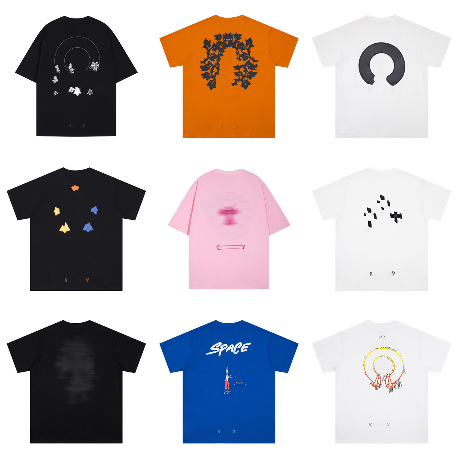 Mens Designer T Shirt Embroidery Letter Print Graphic Tee High Quality Vintage Luxury Casual Womens Tops Men Streewear