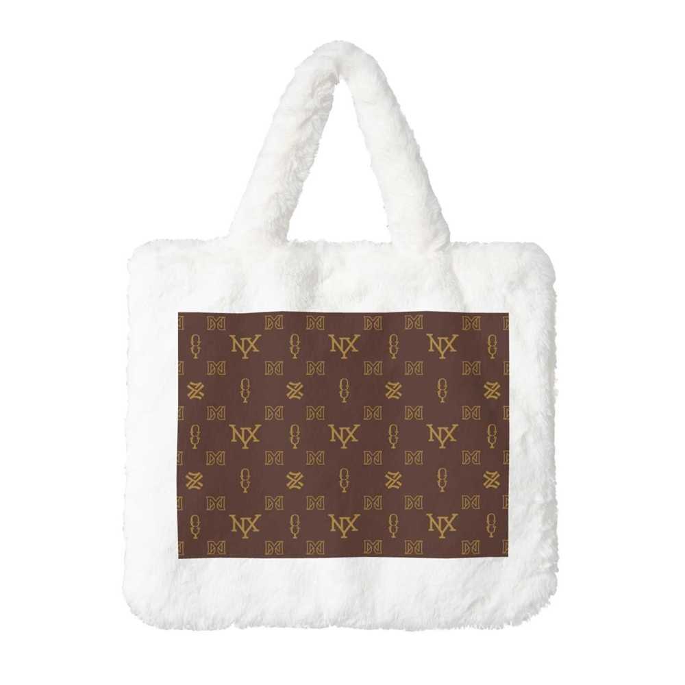 NXY Luxurious Autumn Winter Plush Tote Bag Magic Stickers Totes Handbags Faux Fur Shoulder Bag Comfortable Handheld Shopping Bag Hip