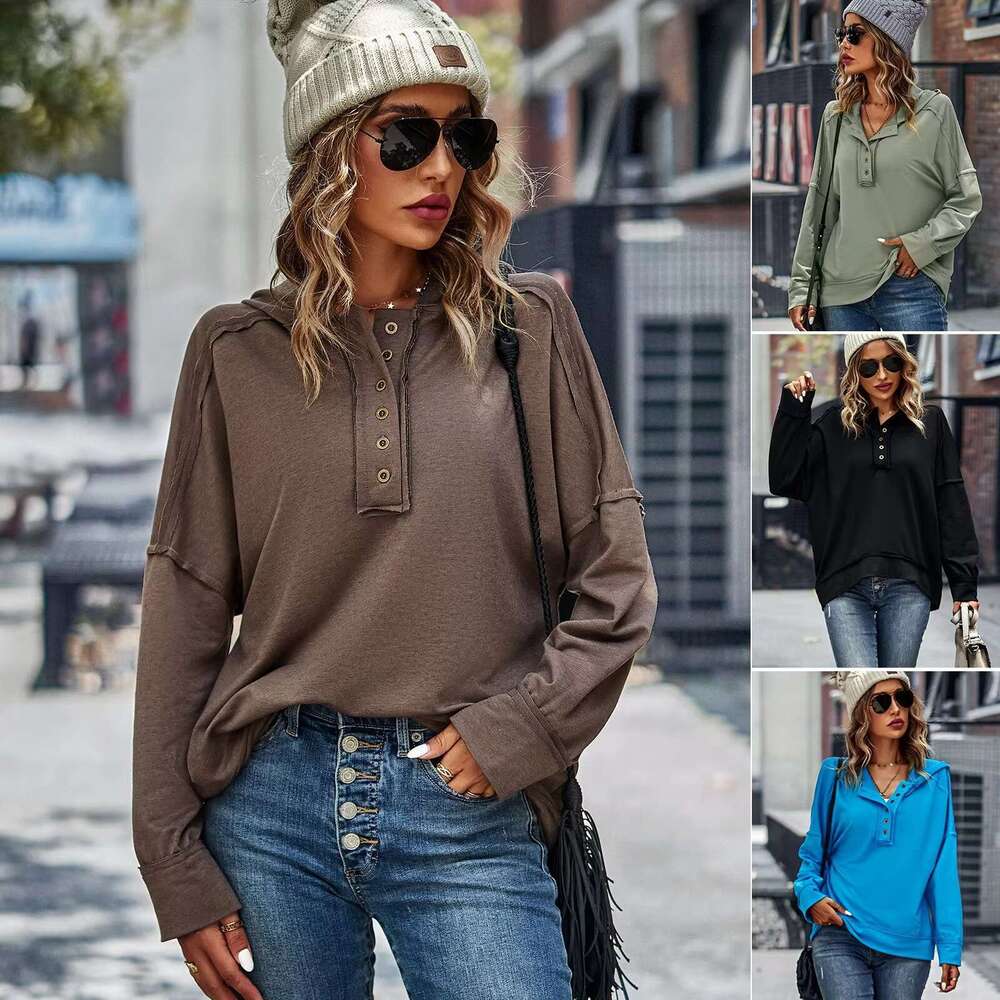 Yixin For 2022 Plus Size Loose Casual Hoodies Hooded Long Sleeve Fashion Oversized Hoodie Women