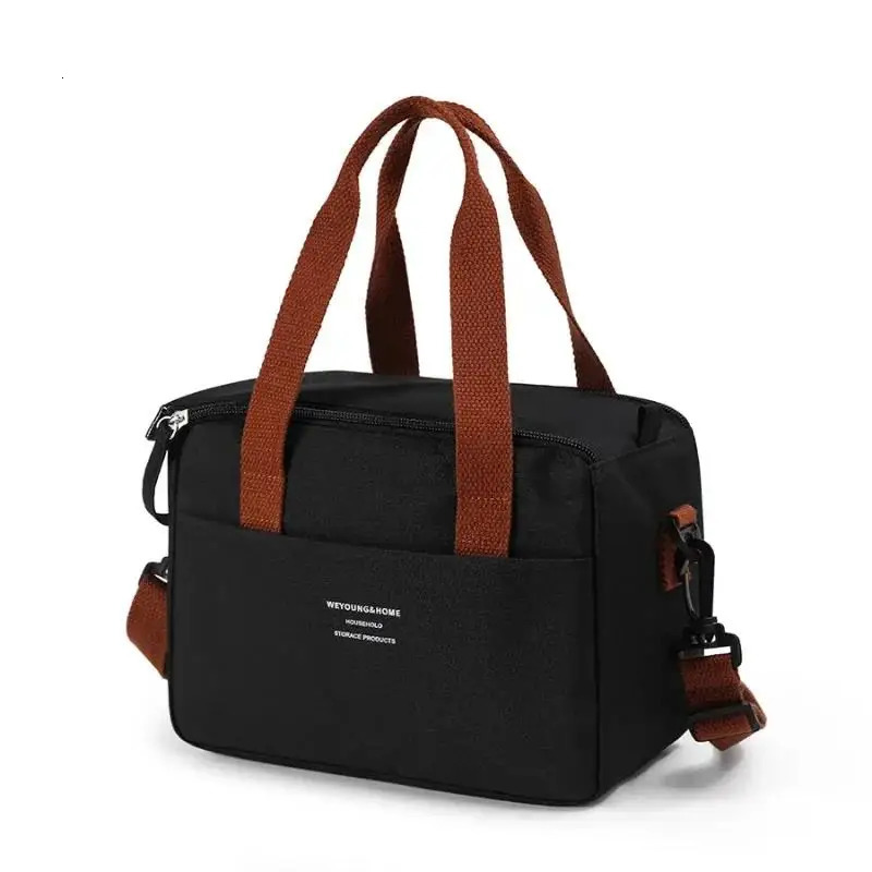 Oxford Cloth Thermal Insulation Lunch Box Storage Handbag Multifunctional School Office Picnic Cooler Bags 250225