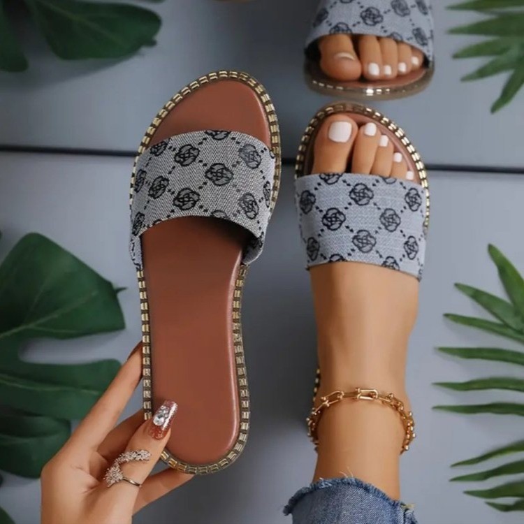 free shipping new Slippers designer sandals for womens flat sliders shoes casual Slipper woman outdoor shoes size eur 36-43