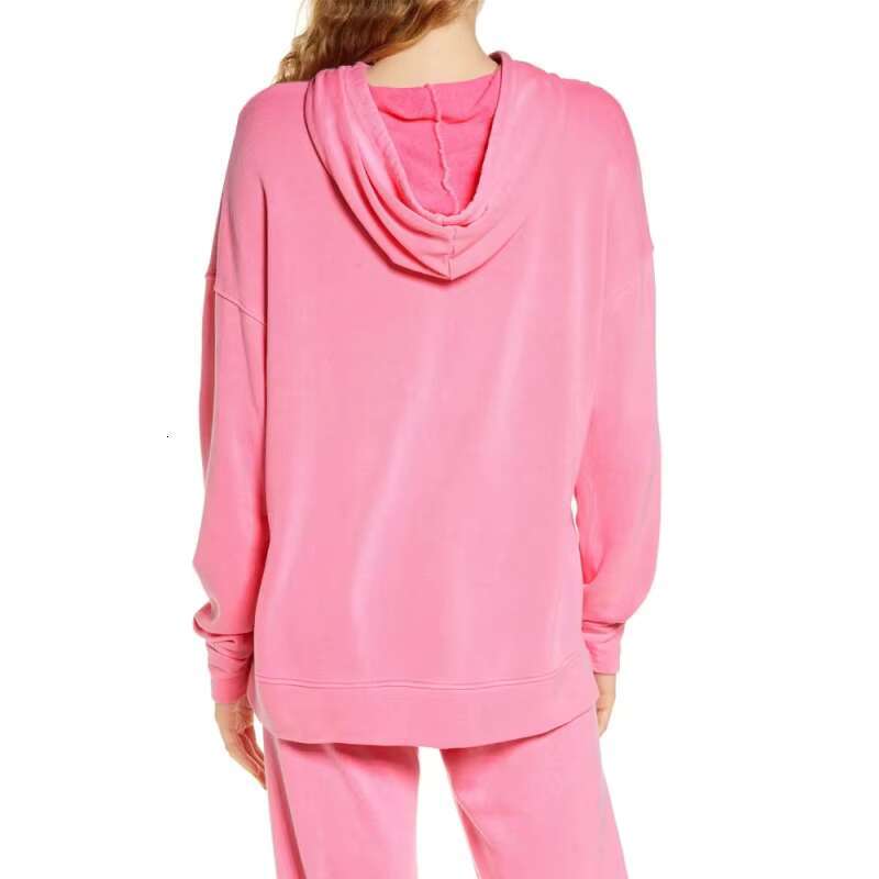 Wholesale Custom Made Plain Color Hoodies High Quality Cotton Women Hoodie