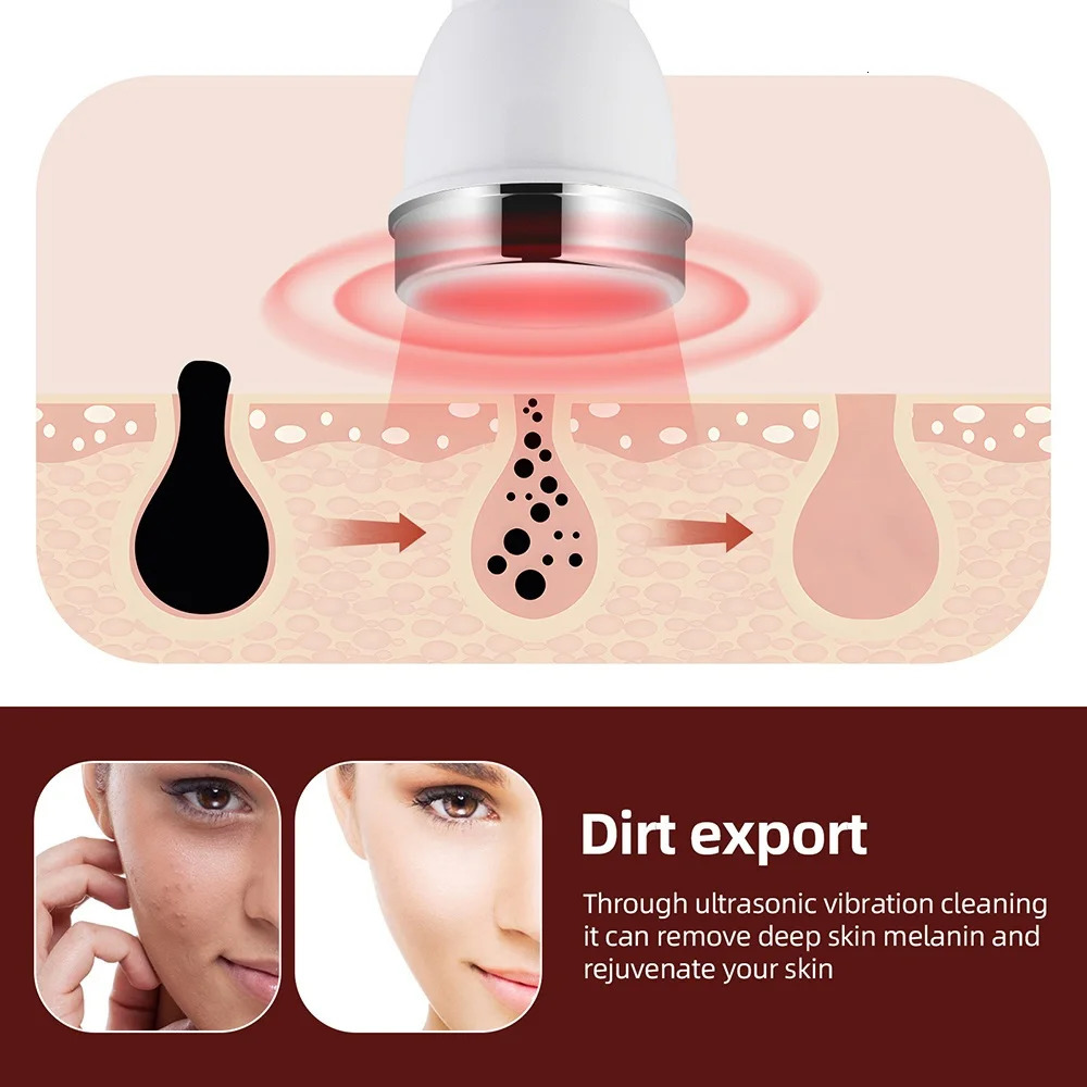 Ultrasound Skin Care Beauty Machine High Frequency Face Eye Massager Face Lifting Facial Clean SPA Ultrasonic Beauty Device 250226