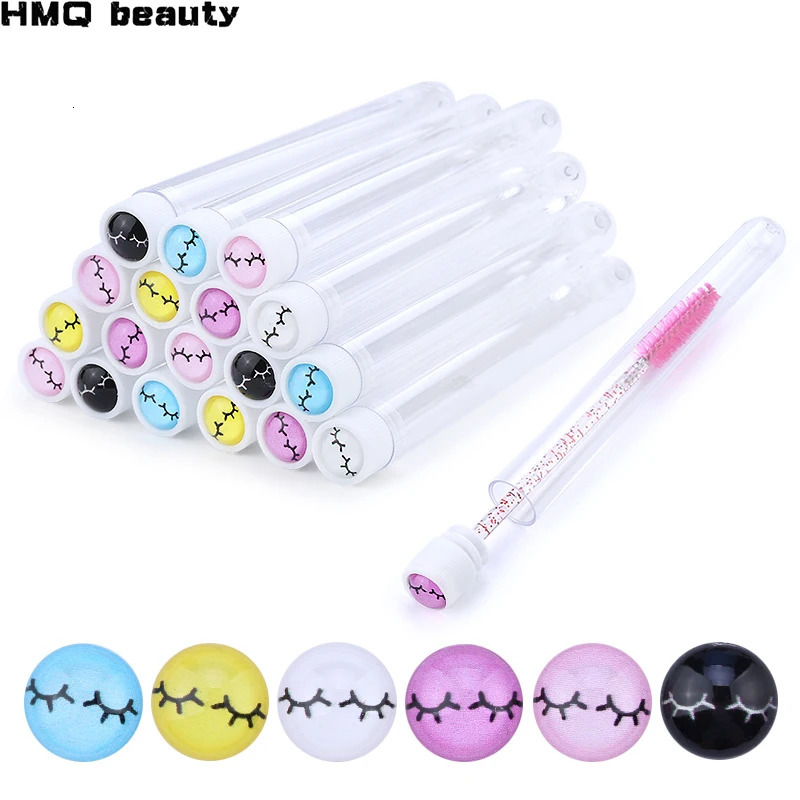 Reusable Eyebrow Brush Tube Disposable Eyelash Brush Eyebrow Brush With Eelash Resin Drill Replaceable Makeup Brushes 250224