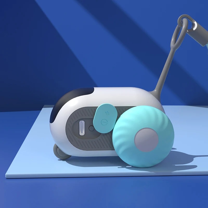 Indoor Cat Toy Car - Intelligent Automatic Roller with Remote for Feline Fun