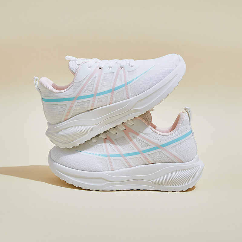 free shipping comfort running shoes women sports trainers white pink orange black elasticity outdoor sports runner sneakers fashion