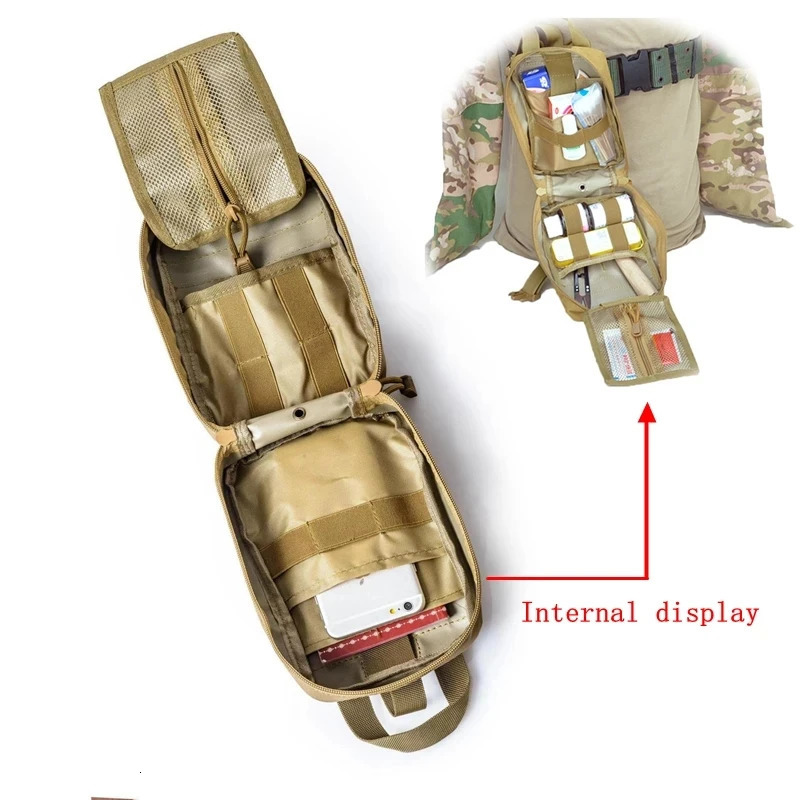 Tactical First Aid Kit Kit Emergency Outdoor Military Hunting Vehicle Camping Survival Tool Military Edc Bag 250225 - view 6