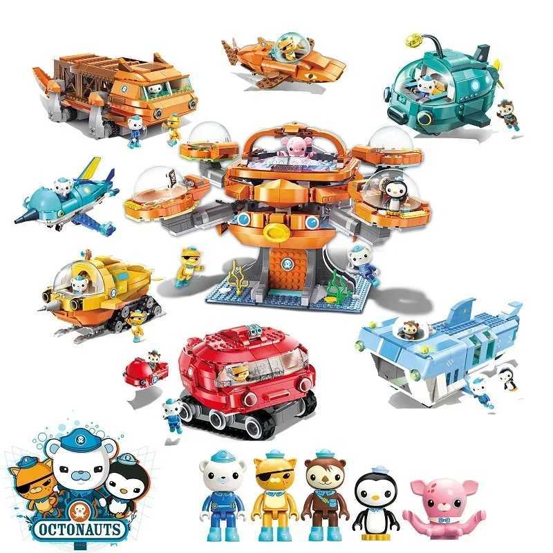 Creative Ideas Octonauts Octopus Building Block Octopod Gup Submarine Boat Oct-Pod with GUP-C GUP-E GUP-D GUP-K GUP-I B set Y250226