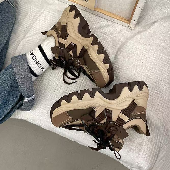 New Mixed Colors Ladies Platform Sneakers Outdoor Sports Shoes for Women Fashion Female Shoes Designer Ladies Vulcanized Zapatos