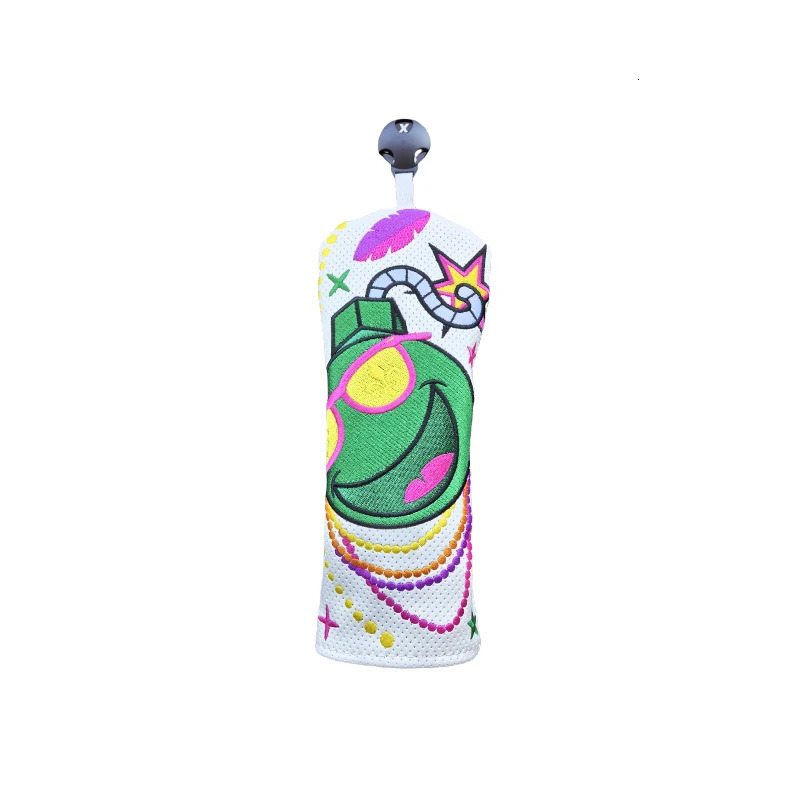 Christmas cat Golf Wood Cover Fashion cut Driver Fairway Hybrid Cover Waterproof Protector Set Soft Durable Golf headCovers 250226