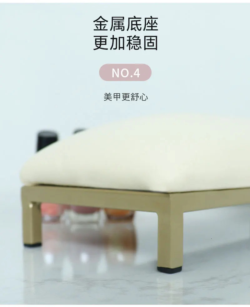 PU Leather Nail Art Hand Pillow Desktop Hand Cushion Manicure Table Nail Art Rest Hand Rest Stand Pillow for Nail Salon Tools 250226