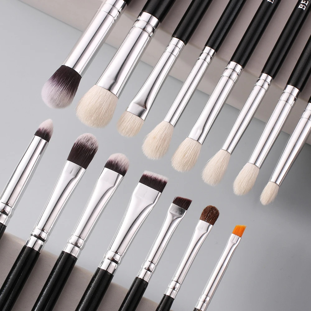 beili Black Makeup Brush 10 19Pcs Natural Synthetic Hair Eyeshadow Blend Eyeliner Makeup Brush Set 250305