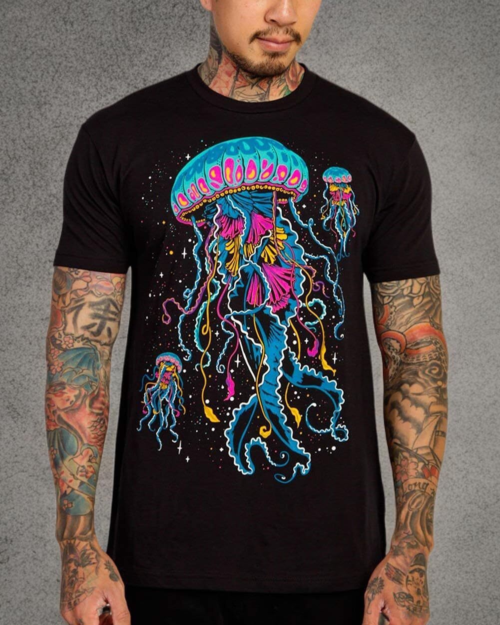 Mens T shirt Men's Graphic Tees Cool Lightweight Fitted Printed Design T-Shirts Nature tee Casual tops summer clothes