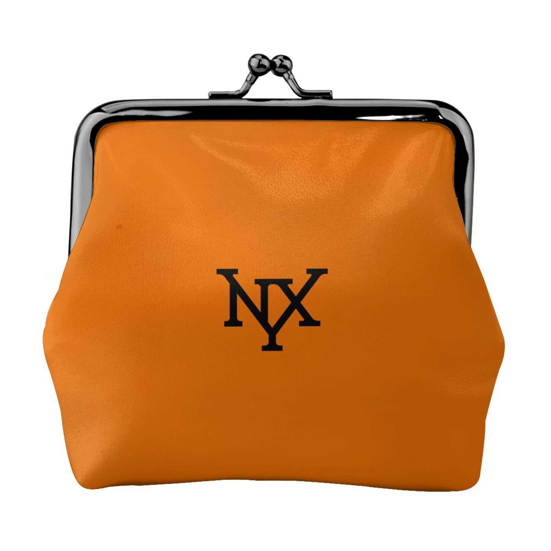 NXY Vintage Solid Color Small Wallets Leather Mini Storage Bag Women Kiss Lock Coin Purse Card Holder Money Bag Casual Storage Bag Hip