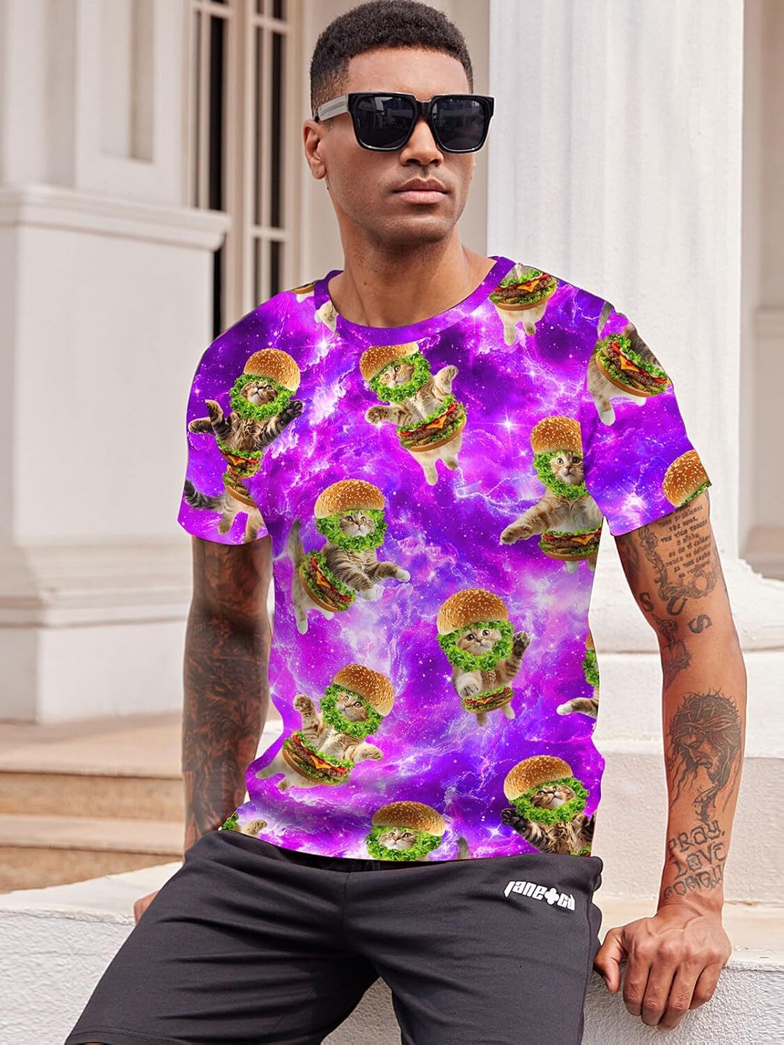 Mens T shirt Mens T-Shirts Cool Novelty Crewneck Short Sleeve Funny Graphic Top Casual Tees for Women tee Casual tops summer clothes