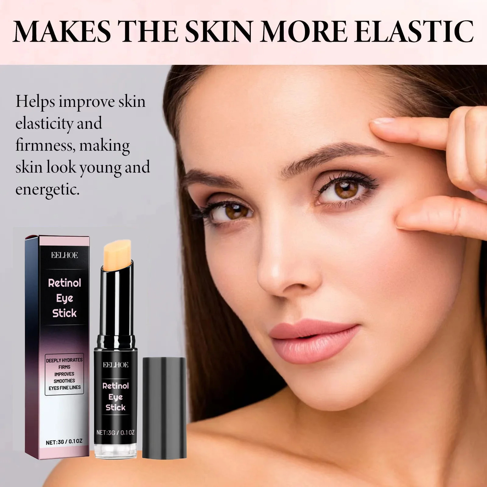 Anti Puffiness Aging Dark Circles Eye Bags Retinol Eve Cream Stick 250222