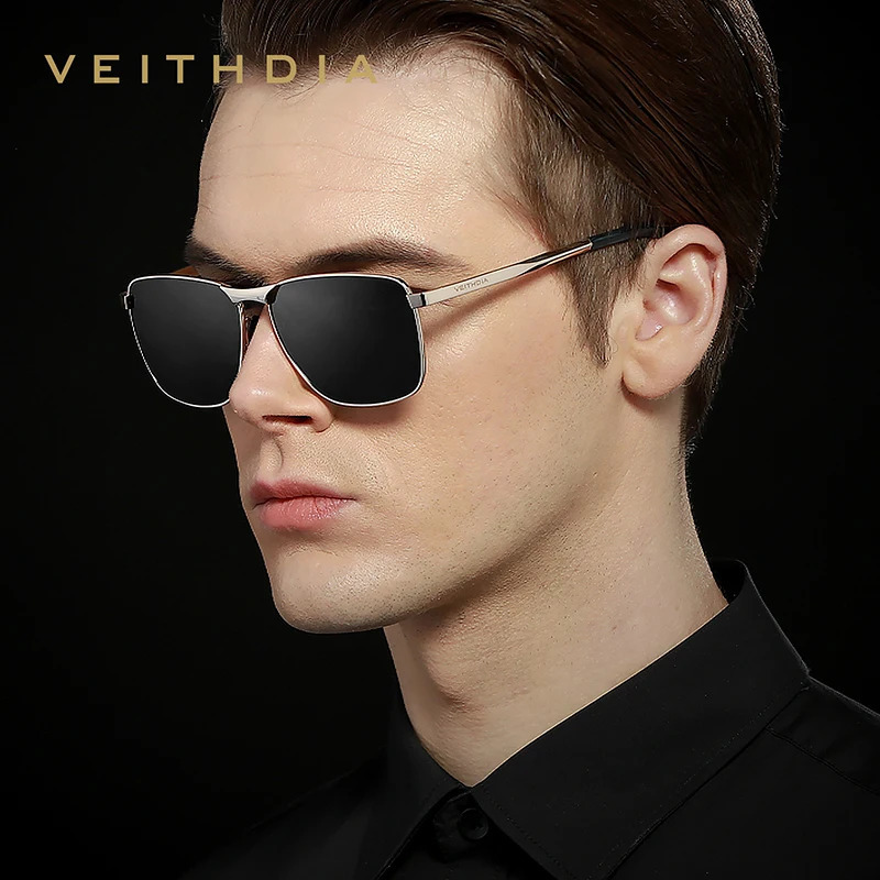 VEITHDIA Mens Vintage Sports Sunglasses Polarized UV400 Lens Eyewear Accessories Male Outdoor Sun Glasses For Women V22 250221