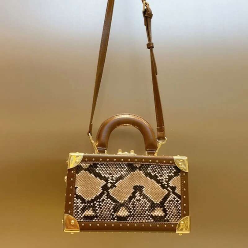 New PU Leather Stone Pattern Box Purses And designer handbags Totes Crossbody Bag Female Design Fashion Women Party Shoulder Bags