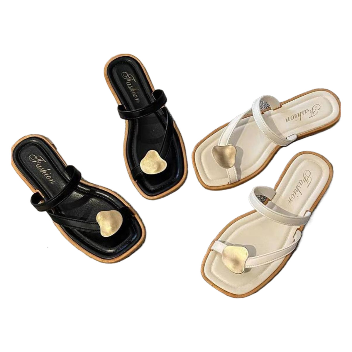 2025 Beach Classic Women's Flat Sandals Designer Outdoor Casual Slippers Girls' Casual Non Transport Shoes
