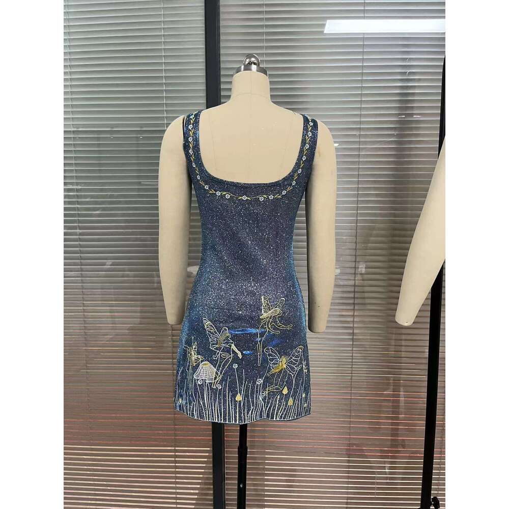 Women's Dress Sexy Women's New Sexy 3D Printed Slit Dress