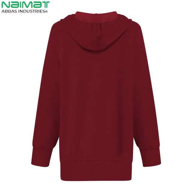 Mid-Length Hooded Hoodie For Women Stylish Sweatshirt In The Category Of Hoodies & Sweatshirts