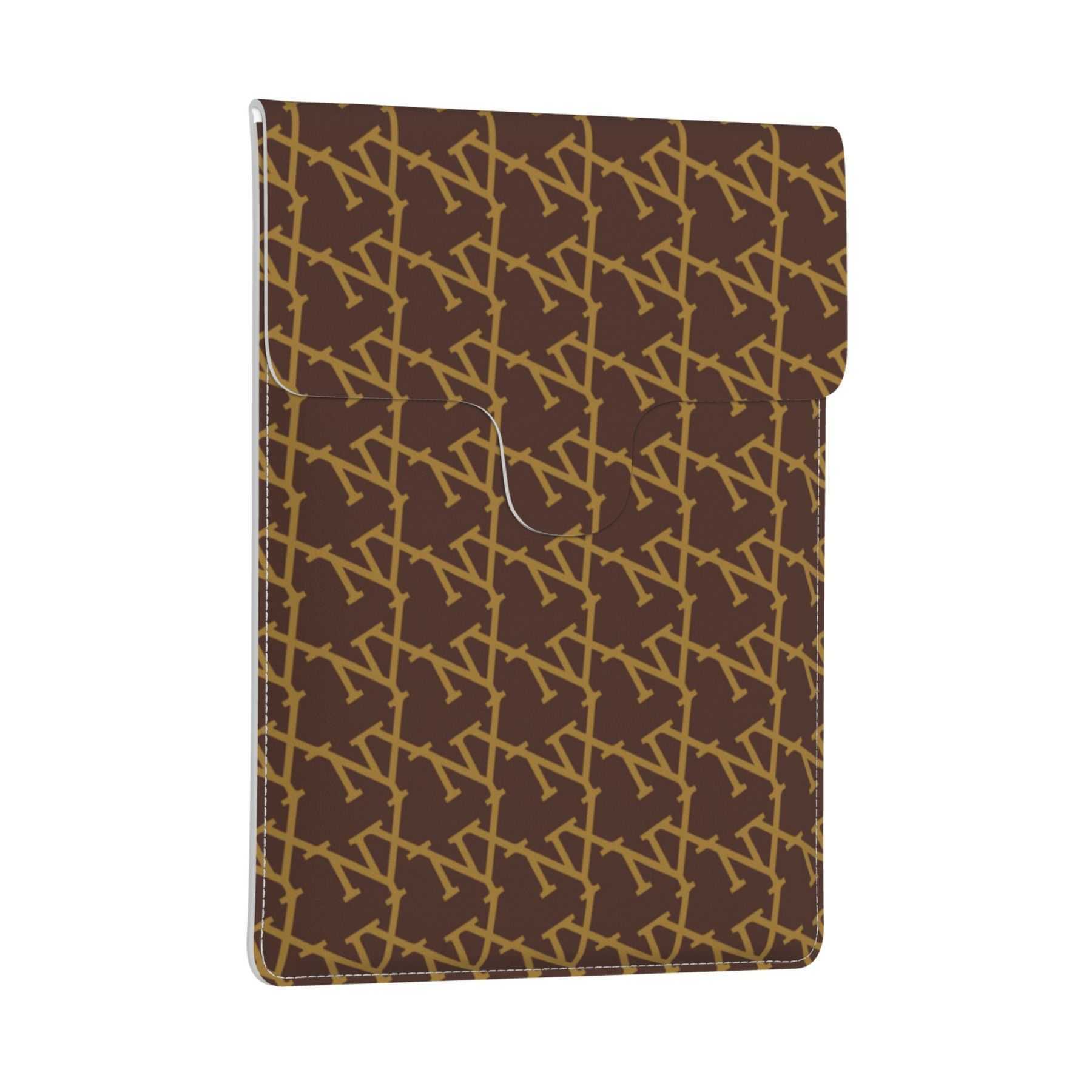 NXY Leather Laptop Sleeve Large Capacity Laptop Sleeve Case Pouch For Notebook Cover Bag Solid Color Tablet Storage Bag Hip